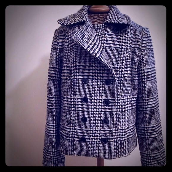 Banana Republic chevron checked jacket | coat - Picture 1 of 4